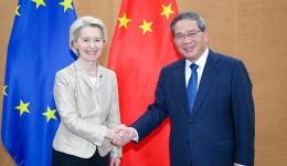 Chinese premier urges joint actions with EU to advance bilateral cooperation