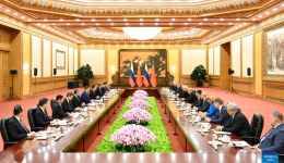 Xi urges enhanced cooperation, better synergy of development strategies with Russia