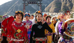 Qiang New Year festival celebrated in SW China's Sichuan
