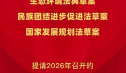 三部重要法律案将提请2026年全国人代会审议