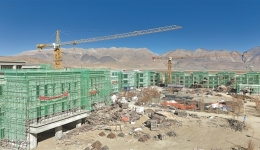 定日地震灾区重建校舍项目完成主体工程建设 预计今年秋季学期如期建成并投入使用