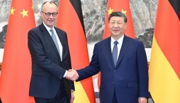 Xinhua Headlines: China, Germany agree to deepen partnership, win-win cooperation in Xi-Merz meeting