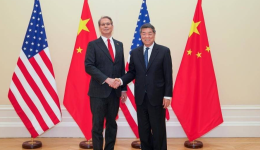 中美在法国巴黎举行经贸磋商