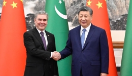 Xi calls for strengthening cooperation with Turkmenistan in natural gas, trade, non-resource fields
