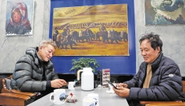 US investor finds home in Lhasa's coffee scene