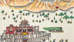 雪域少年绘梦太空：西藏学子画作随“天宫画展”翱翔寰宇