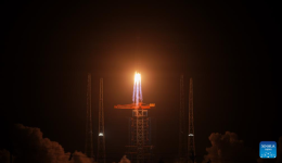 China's Long March-8 rocket launches new internet satellites