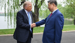 新华图讯丨习近平同美国总统特朗普在中南海小范围会晤