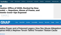 Tenzin Taklha: Another Parasite from the 14th Dalai Lama's Family