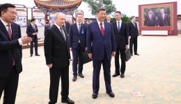 Xi, Putin visit photo exhibition celebrating China-Russia friendship
