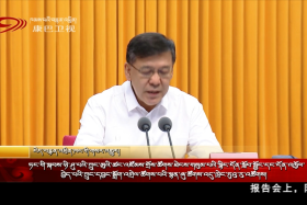 ཏང་གི་སྐབས་ཉི་ཤུ་པའི་ཀྲུང་ཨུའི་ཚང་འཛོམས་གྲོས་ཚོགས་ཐེངས་གསུམ་པའི་སྙིང་དོན་སློབ་སྦྱོང་
དང་དོན་འཁྱོལ་བྱེད་པའི་ཀྲུང་དབྱང་སྒྲོག་འགྲེལ་ཚོགས་པའི་སྙན་ཞུ་ཚོགས་འདུ་ཁྲེང་ཏུའུ་རུ་འཚོགས།