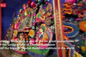 Unique Tibetan Butter Sculptures in Gansu amaze visitors