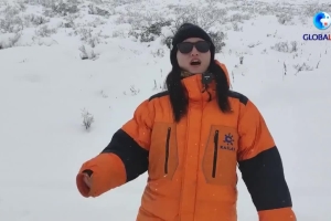 Skiing into the Himalayas