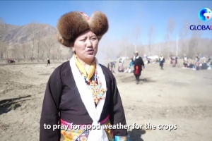 GLOBALink | Farming machines sow seeds of fortune in Tibet, China