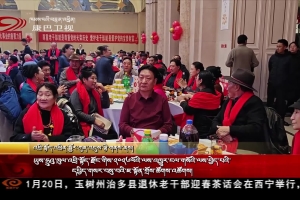 玉树州治多县举行2026年退休干部迎春茶话会