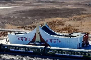 Tourist train to world's highest railway station