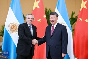 習(xí)近平會(huì)見阿根廷總統(tǒng)費(fèi)爾南德斯