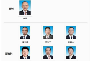 四川省人民政府省長、副省長、秘書長最新分工