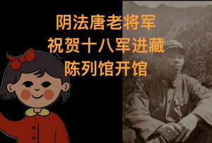 陰法唐老將軍祝賀十八軍進(jìn)藏陳列館開館