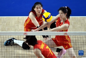 世界女排聯賽：中國女排擊敗加拿大延續連勝勢頭