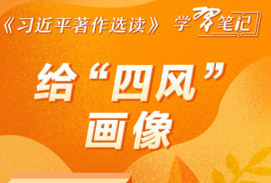 《習(xí)近平著作選讀》學(xué)習(xí)筆記：給“四風(fēng)”畫(huà)像