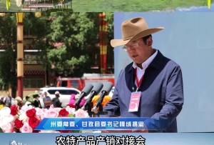 四川甘孜山地文化旅游節開展三場展會集中啟動儀式