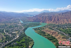 青海尖扎：黃河谷地水清岸綠