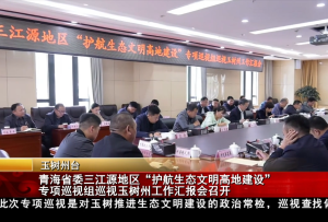 青海省委三江源地區(qū)“護航生態(tài)文明高地建設”專項巡視組巡視玉樹州工作匯報會召開