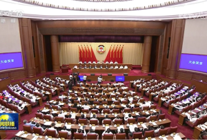 全國政協十四屆常委會第三次會議舉行全體會議 圍繞“完善科技創新體系，加快實施創新驅動發展戰略”進行大會發言 王滬寧出席