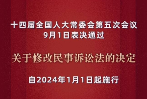 新華社權威快報丨我國民事訴訟法完成修改