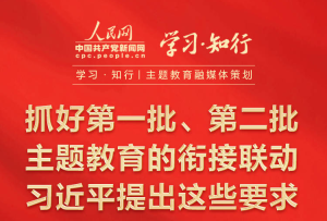 抓好第一批、第二批主題教育的銜接聯動