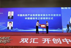 全國首個！中國肉類產業高質量發展合作共建項目“中國藏綿羊之都”揭牌儀式在重慶舉行