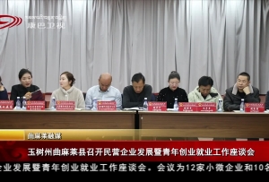 玉树州曲麻莱县召开民营企业发展暨青年创业就业工作座谈会