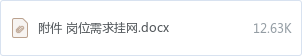 附件 岗位需求挂网.docx