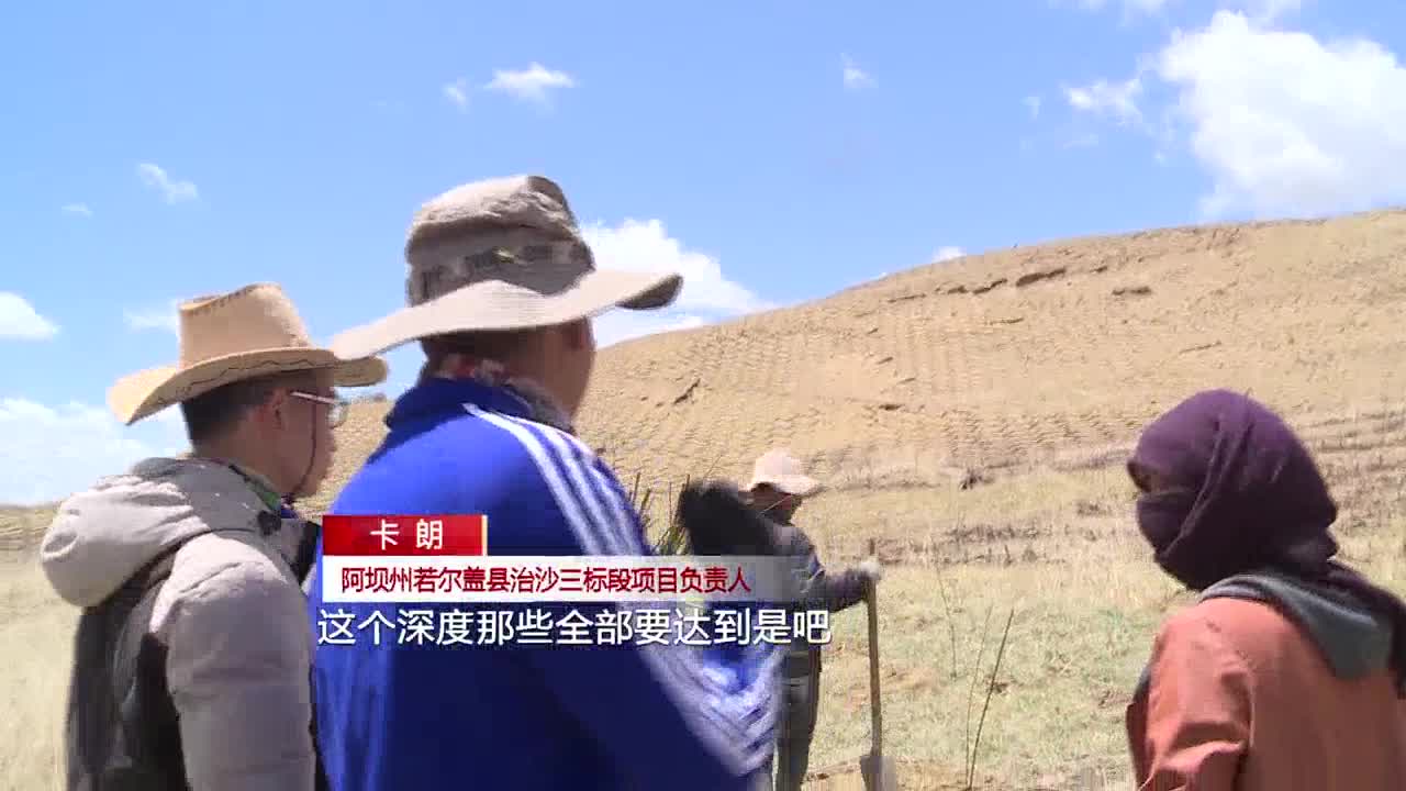 【四川主播邊界行】阿壩州若爾蓋縣: 沙化治理換新顏