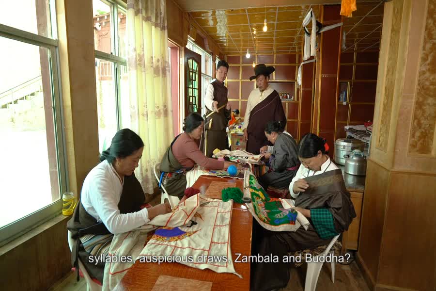 The Embroider Painting Inheritor: Dada