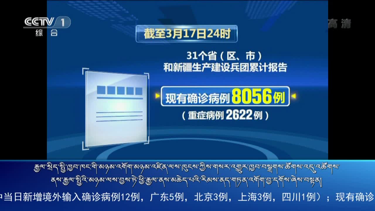 央视新闻联播（20.03.18）