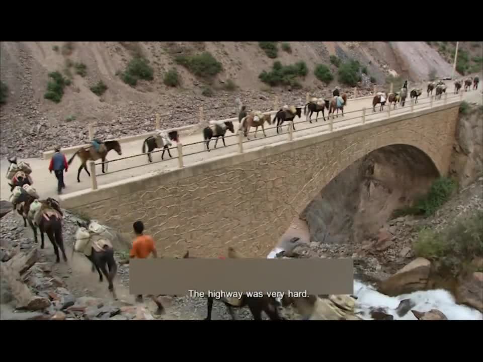 Caravan along the ancient Tea Horse Road