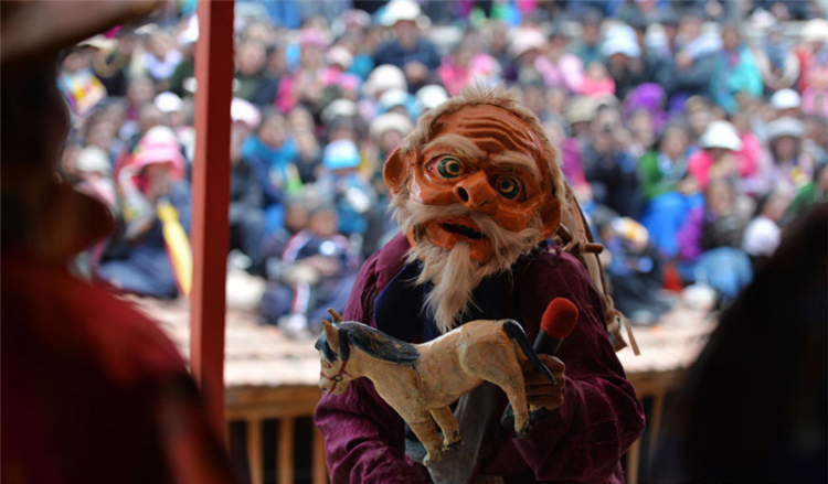 Traditional Tibetan Opera-Drimed Kunden