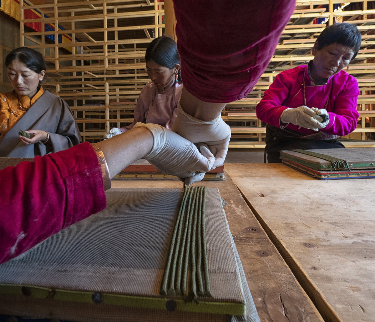 Joss sticks light a brighter future
